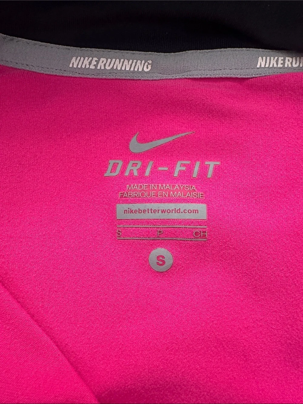 Nike Hot Pink Half-Zip Performance Top